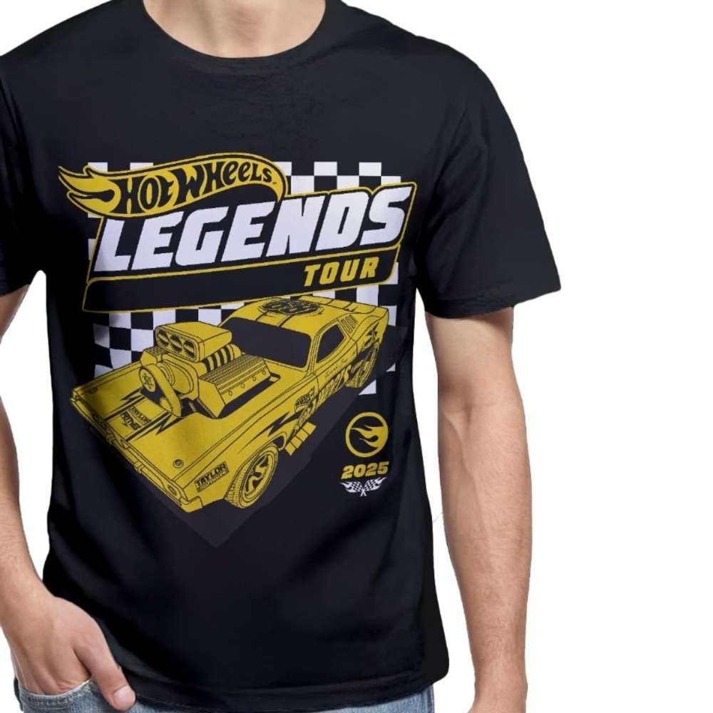 T-shirt Hot Wheels Legend mens new sizes S, M, L, XL or 3XL  cotton short sleeve